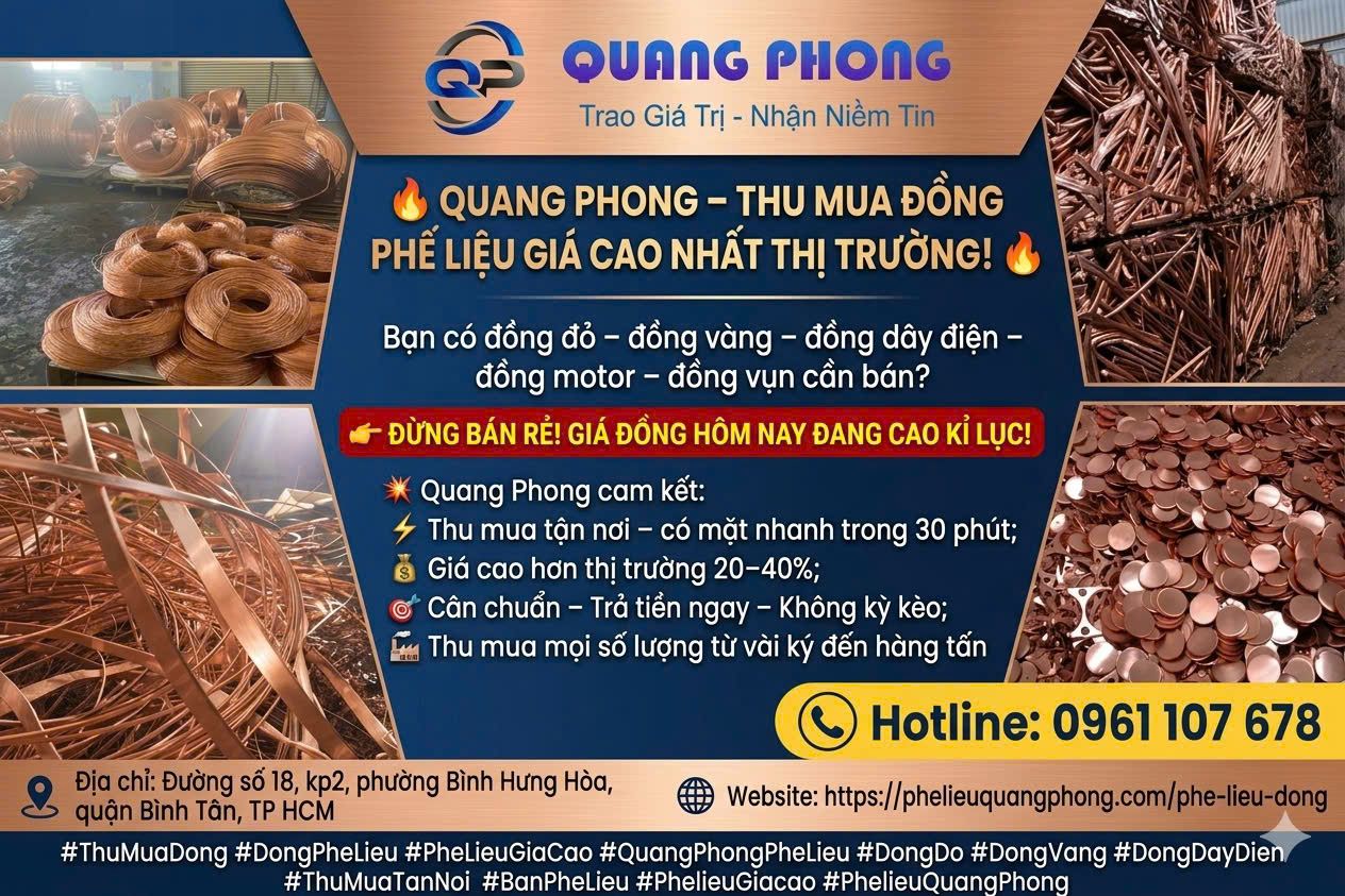 Phân biệt đồng đỏ và đồng vàng — 4 cách kiểm tra nhanh tại nhà